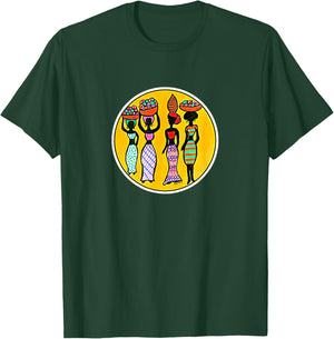 Pyram's Heart Rustic Design- Les Demoiselles T-Shirt - T-Shirt | Forest