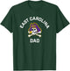 East Carolina University ECU Pirates Arched Dad T-Shirt - T-Shirt | Forest