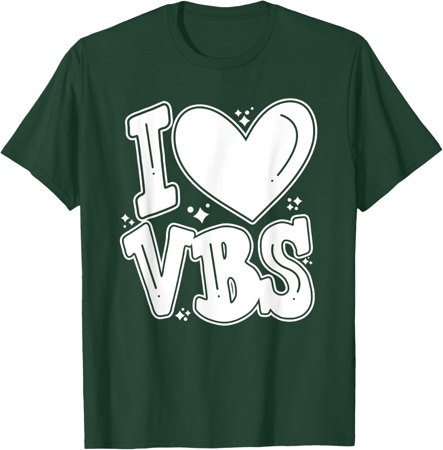 I Love VBS 2024 Vacation Bible School Christian Summer Camp Women Kids T-Shirt - T-Shirt | Forest