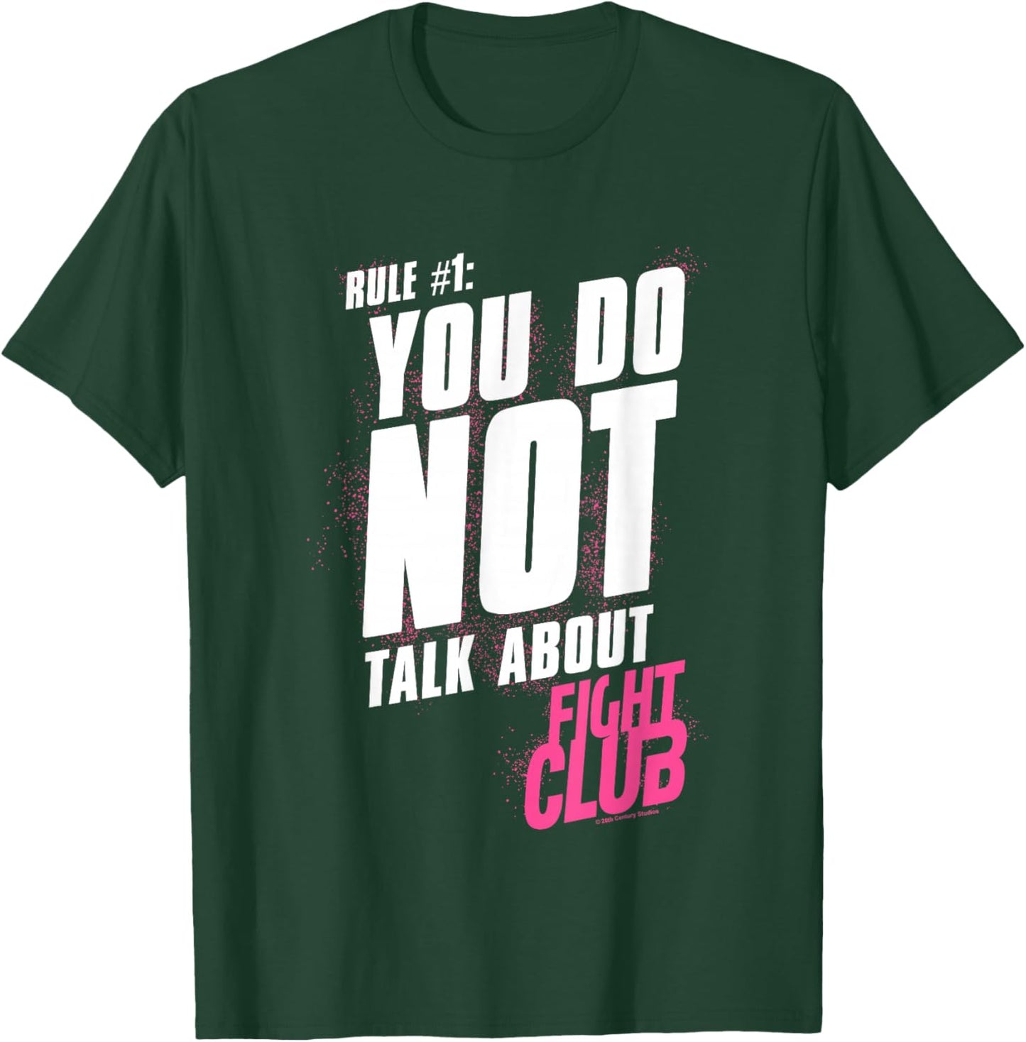 Fight Club Rule #1 You Do Not Talk About Fight Club Retro V2 T-Shirt - T-Shirt | Forest