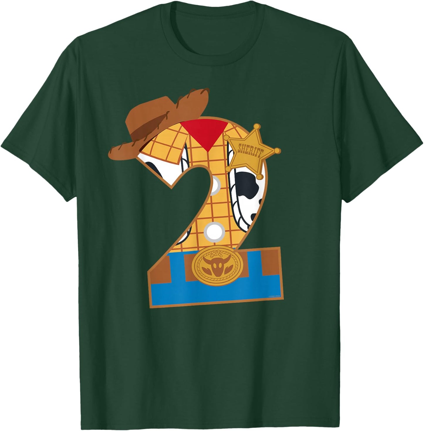 Disney and Pixar's Toy Story Second Birthday 2 Years Old T-Shirt - T-Shirt | Forest
