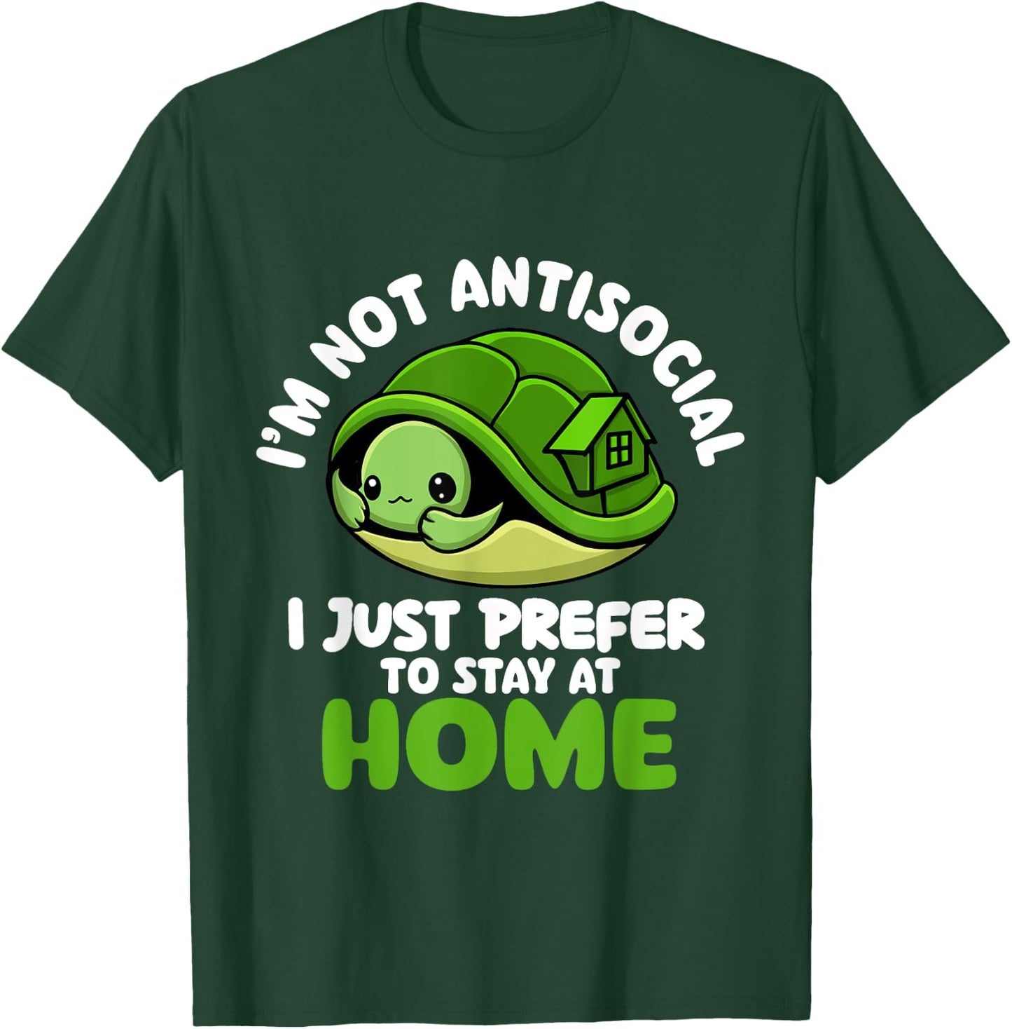 I'm Not Antisocial - Sea Turtle Lover Reptile Lover Beach T-Shirt - T-Shirt | Forest