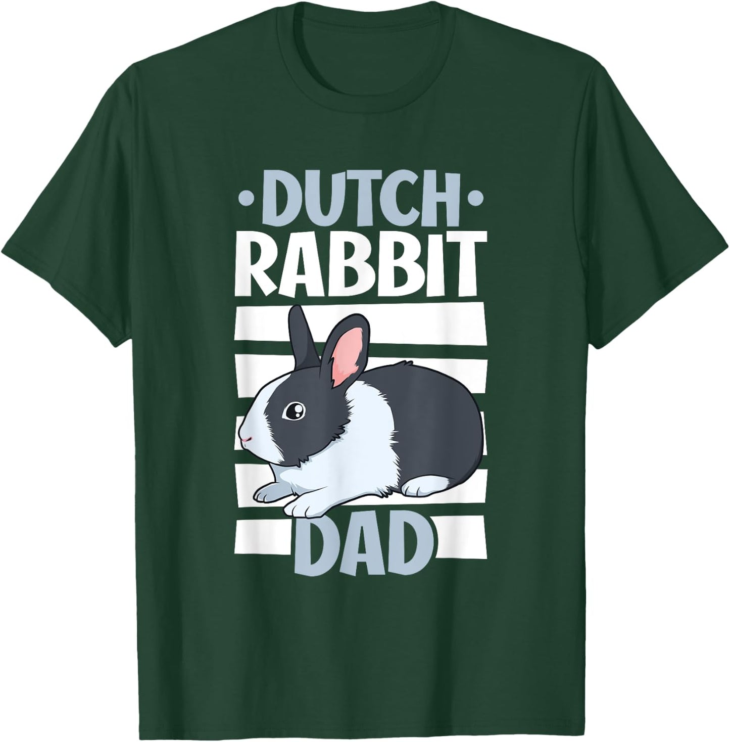 Dutch Rabbit Dad T-Shirt - T-Shirt | Forest