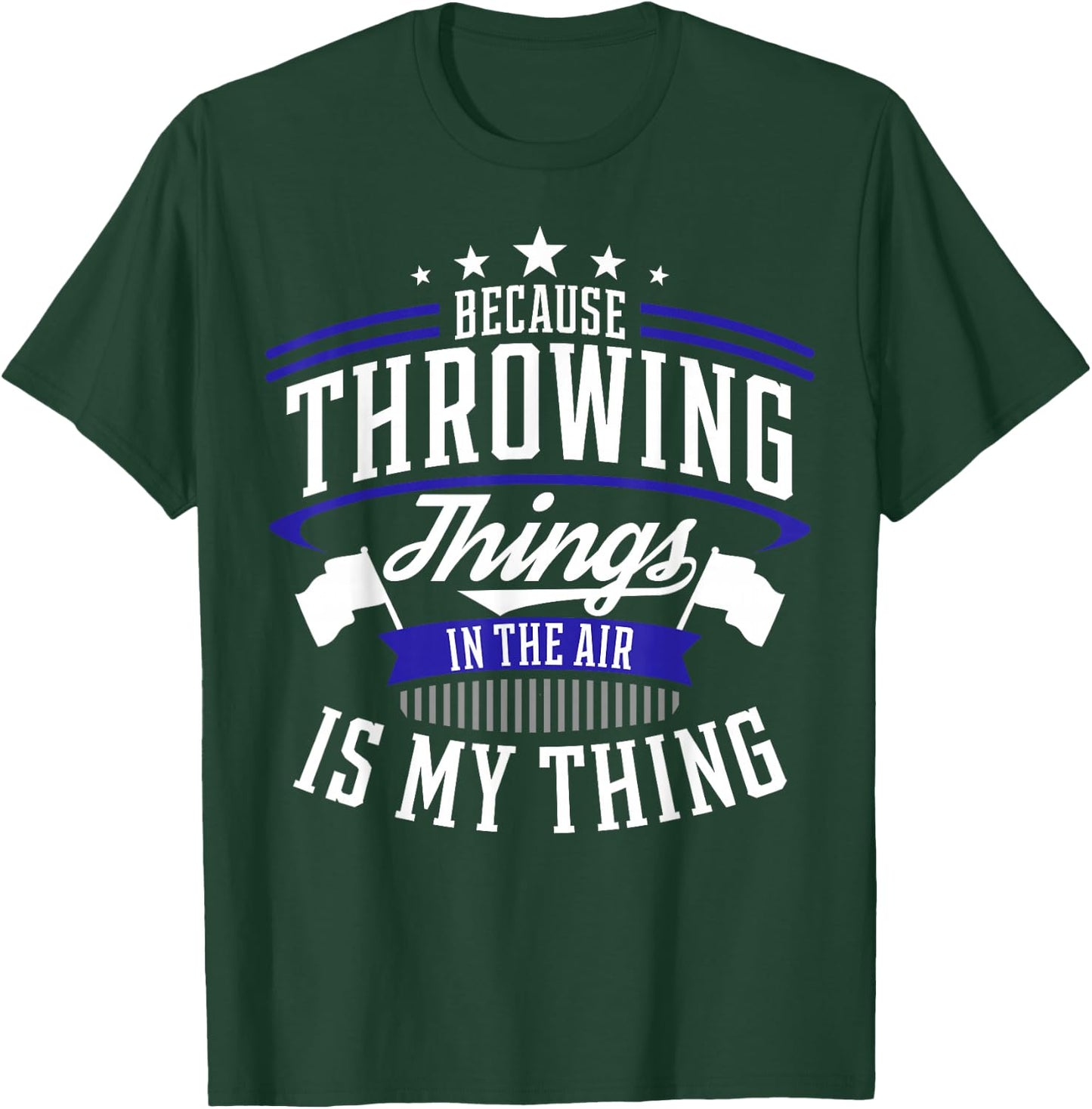 Winter Guard Color Guard Gift design Throwing Things Joke T-Shirt - T-Shirt | Forest