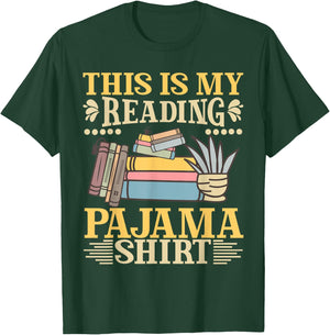 Book And Pajama This Is My Reading Pajama Bedtime Reading T-Shirt - T-Shirt | Forest
