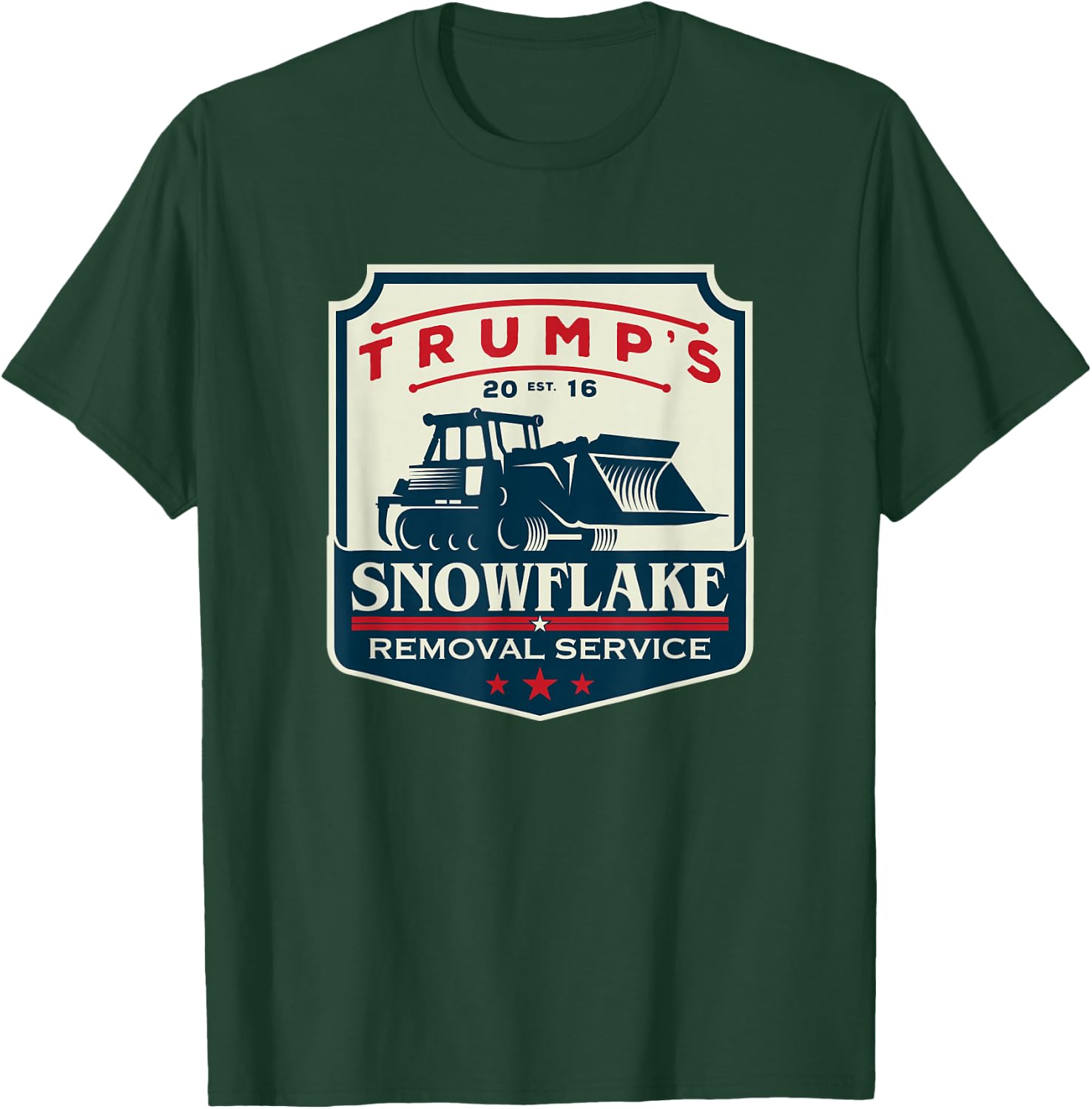 Trump's Snowflake Rmoval Service Funny Donald Trump 2024 T-Shirt - T-Shirt | Forest
