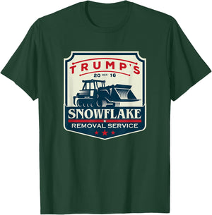Trump's Snowflake Rmoval Service Funny Donald Trump 2024 T-Shirt - T-Shirt | Forest
