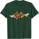 Maryland Rockfish State Flag MD Fishing Shirt T-Shirt - T-Shirt | Forest