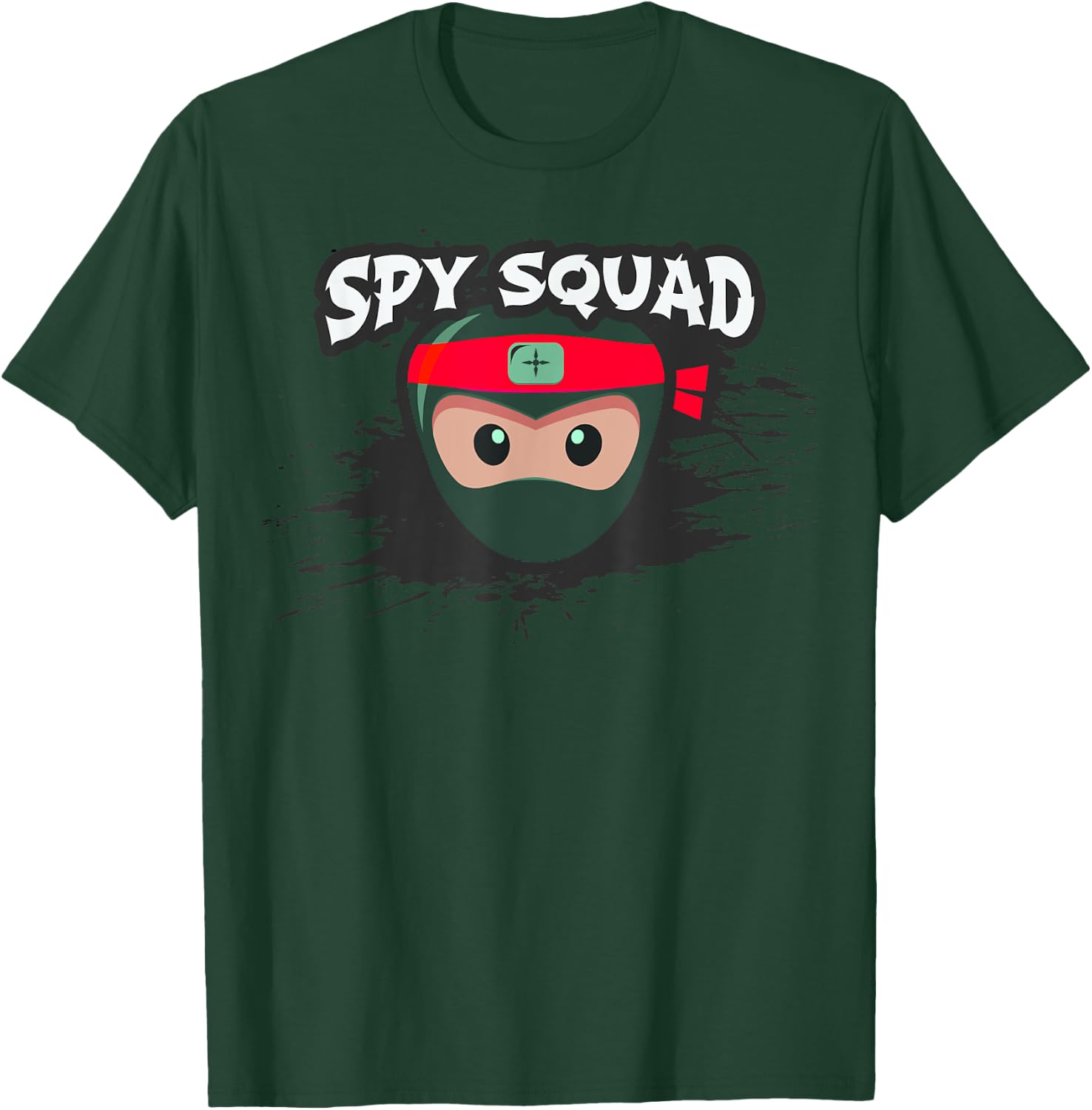 SPY SQUAD Kids Covert Operation Ninja Crew Funny Birthday T-Shirt - T-Shirt | Forest