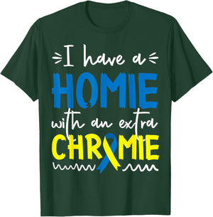 Down Syndrome Awareness Shirt for Friend Homie Down Syndrome T-Shirt - T-Shirt | Forest