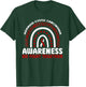 Adenoid Cystic Carcinoma Awareness Rainbow We Fight Together T-Shirt - T-Shirt | Forest