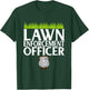 Funny Retro Vintage Lawn Mower Lawn Enforcement T-Shirt - T-Shirt | Forest