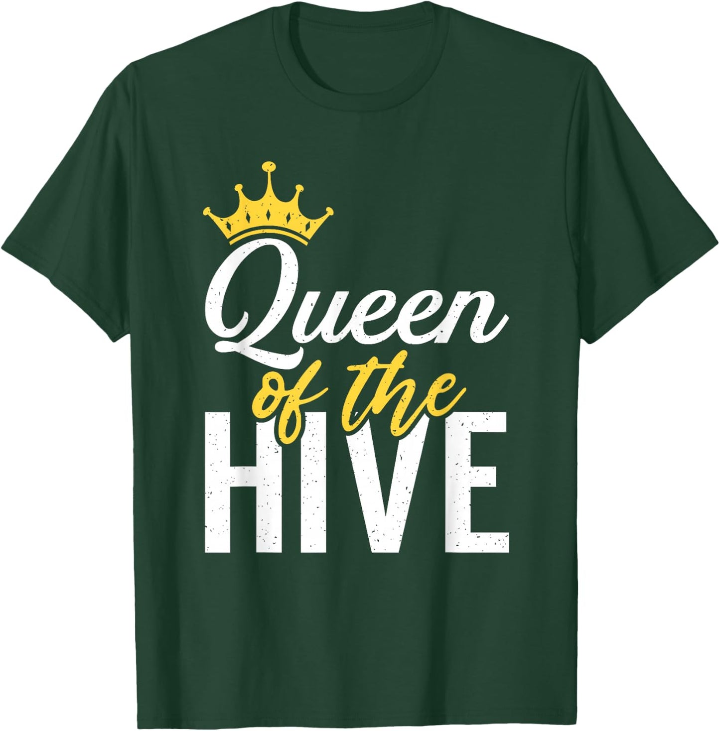 Queen of the Hive Bee Lover Beekeeping T-Shirt - T-Shirt | Forest