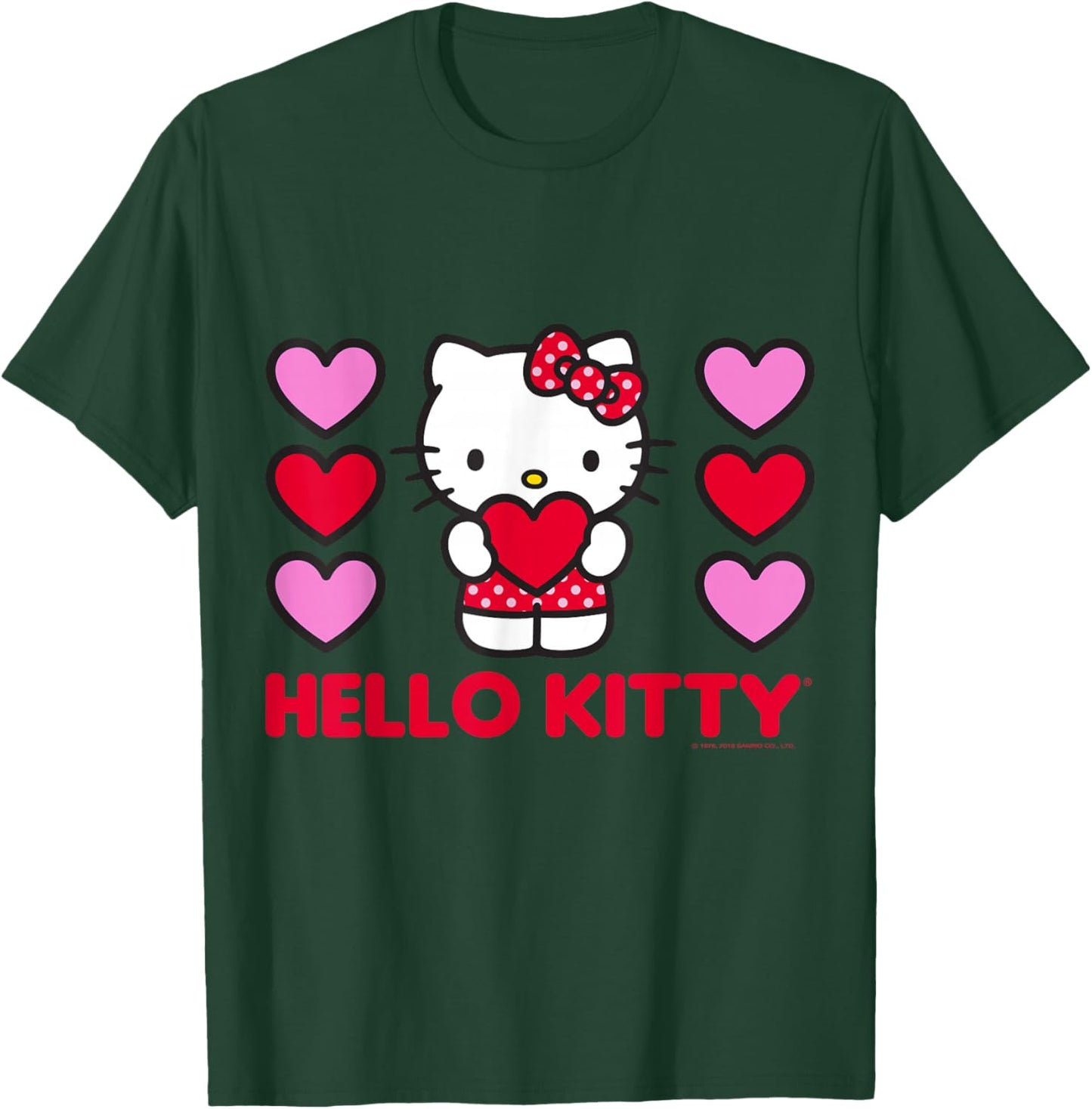 Hello Kitty Valentine Hearts Shirt T-Shirt - T-Shirt | Forest