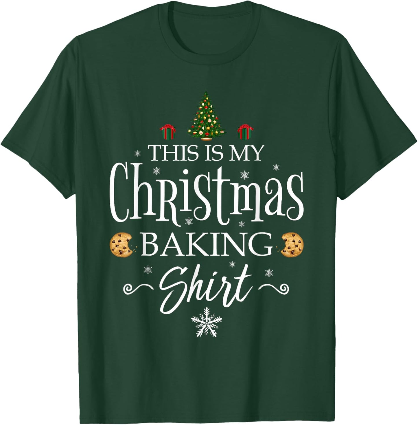 This Is My Christmas Baking Shirt Funny Baker Gift T-Shirt - T-Shirt | Forest