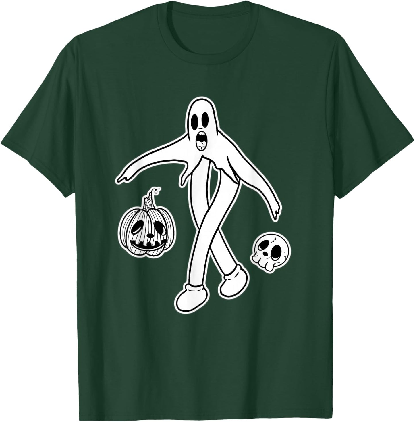 Koko the Clown Ghost Skull Jack-o-Lantern Pumpkin T-Shirt - T-Shirt | Forest