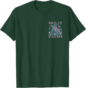 Isle of Palms Sc Turtle Lover Colorful Beach Souvenir T-Shirt - T-Shirt | Forest