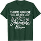 Third Grade Let The Adventure Begin Back To School Teacher Women Kids T-Shirt - T-Shirt | Forest