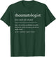 Funny Rheumatologist Definition Rheumatology Graduation T-Shirt - T-Shirt | Forest