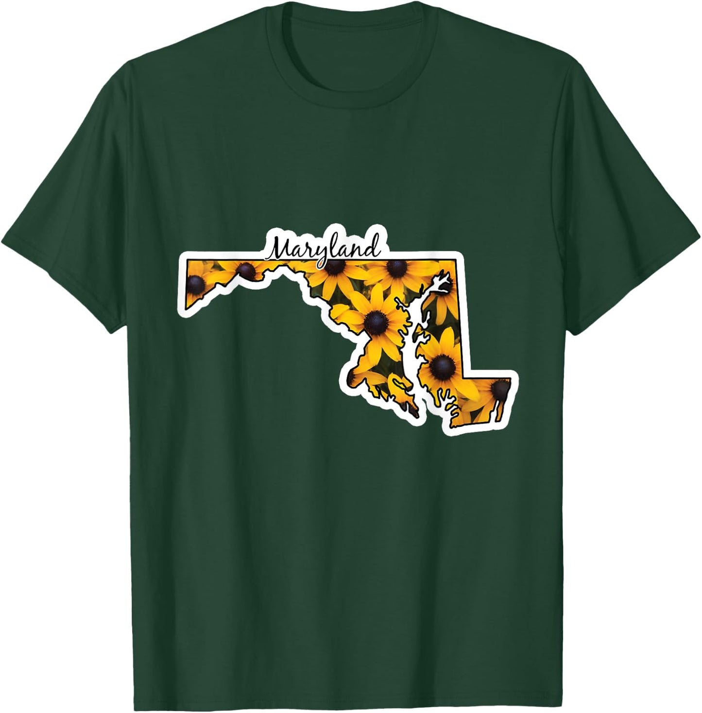 The Black Eyed Susan, Official Flower of Maryland T-Shirt - T-Shirt | Forest