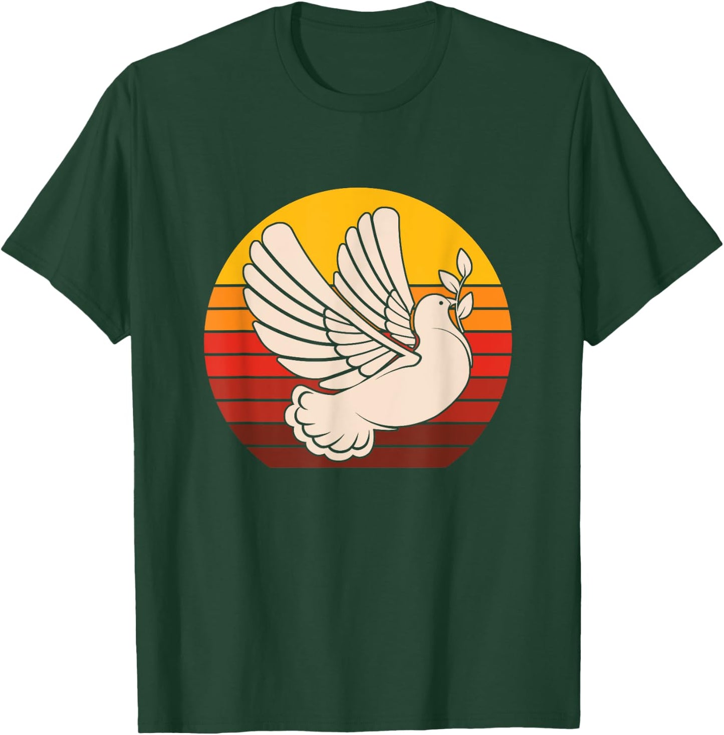 Retro Dove T-Shirt - T-Shirt | Forest