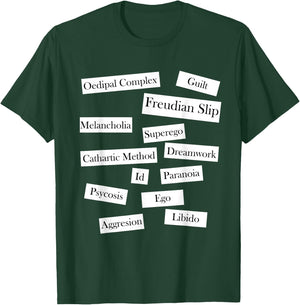 Freudian Slip DIY Halloween Costume Psychology Psychologist T-Shirt - T-Shirt | Forest