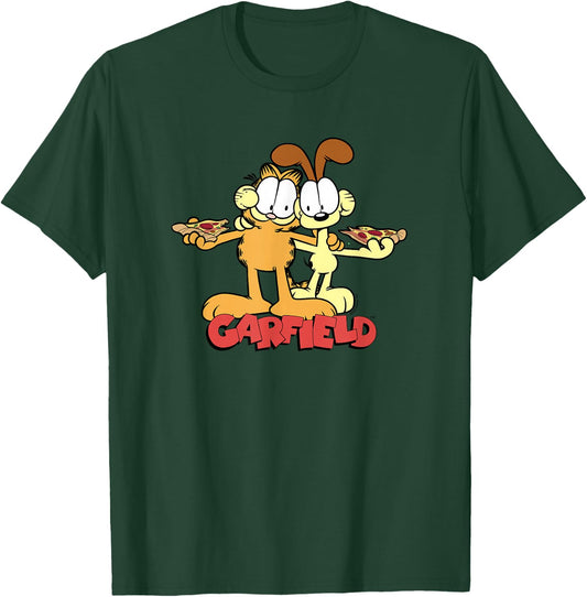 Garfield and Odie Pizza T-Shirt - T-Shirt | Forest