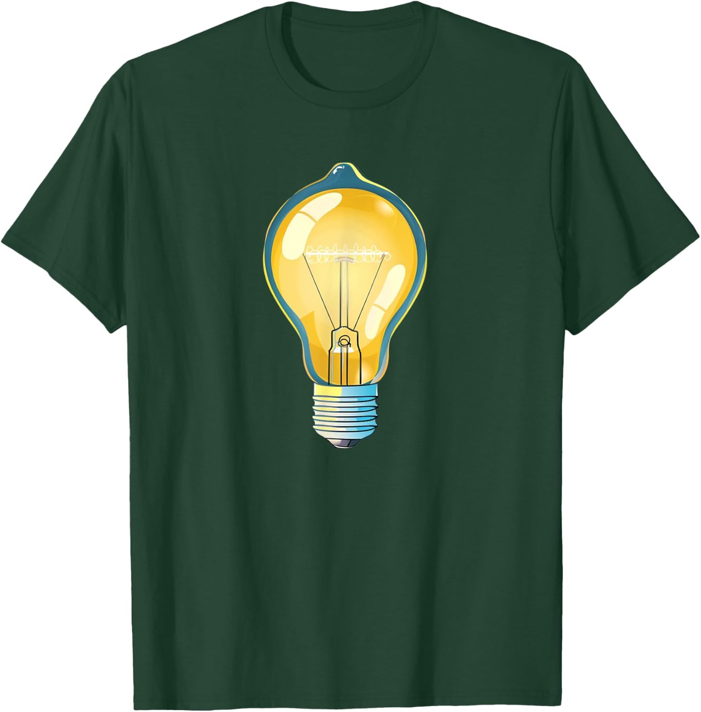 Brightly shining Light Bulb Costume T-Shirt - T-Shirt | Forest
