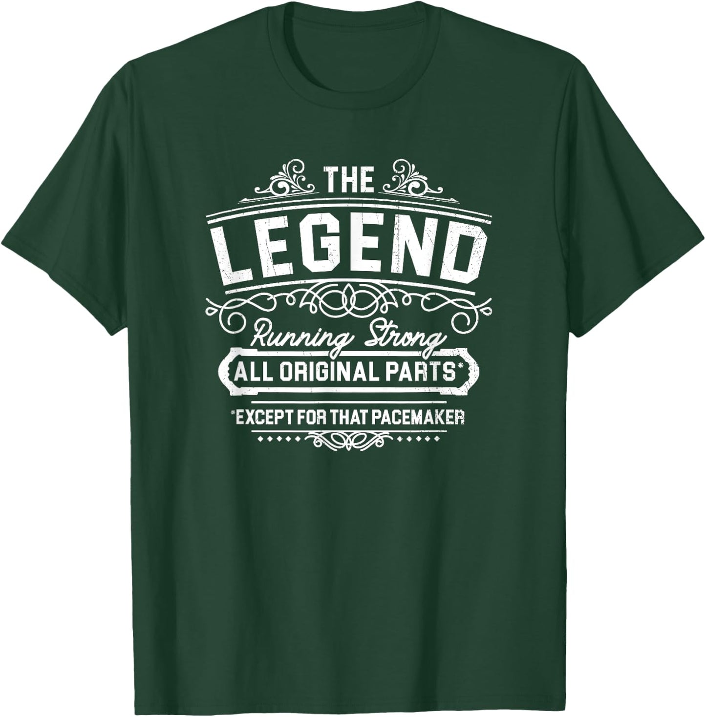 Mostly Original Parts Except Pacemaker Funny Designer T-Shirt - T-Shirt | Forest