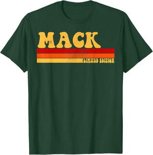 MACK Name Personalized Idea Men Retro Vintage MACK T-Shirt - T-Shirt | Forest