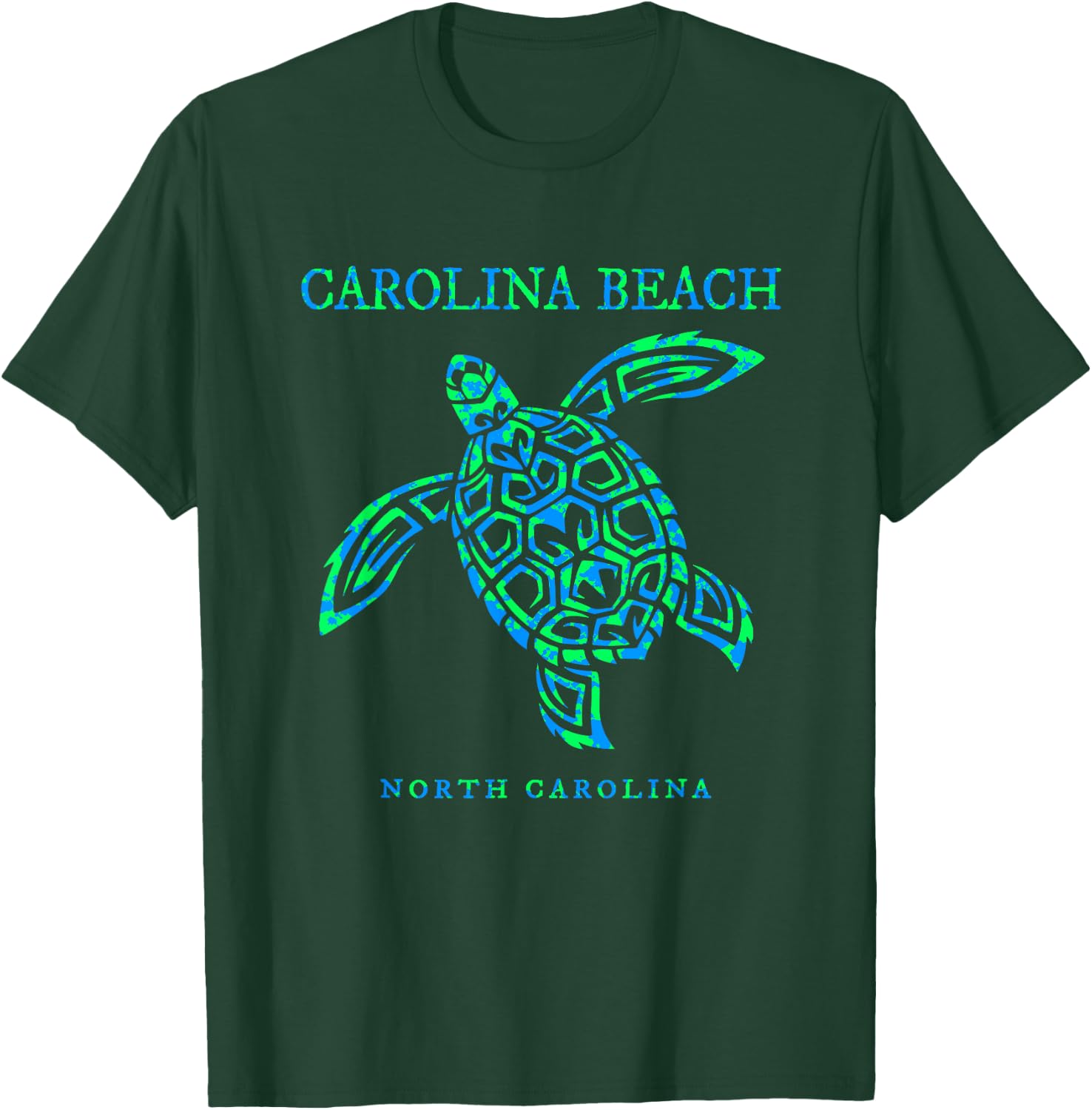 Carolina Beach North Carolina Sea Turtle Boys Girls Toddler T-Shirt - T-Shirt | Forest