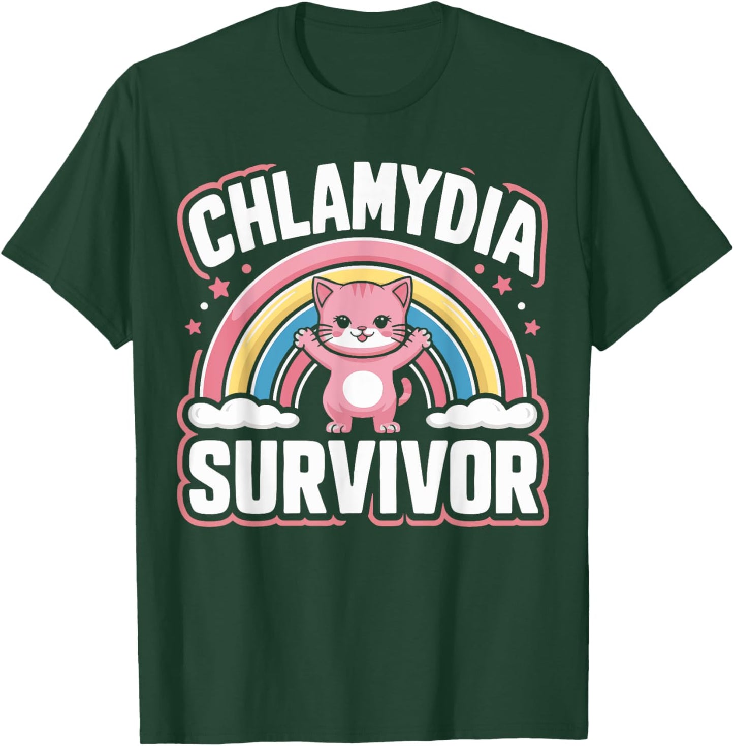 Chlamydia Survivor T-Shirt - T-Shirt | Forest