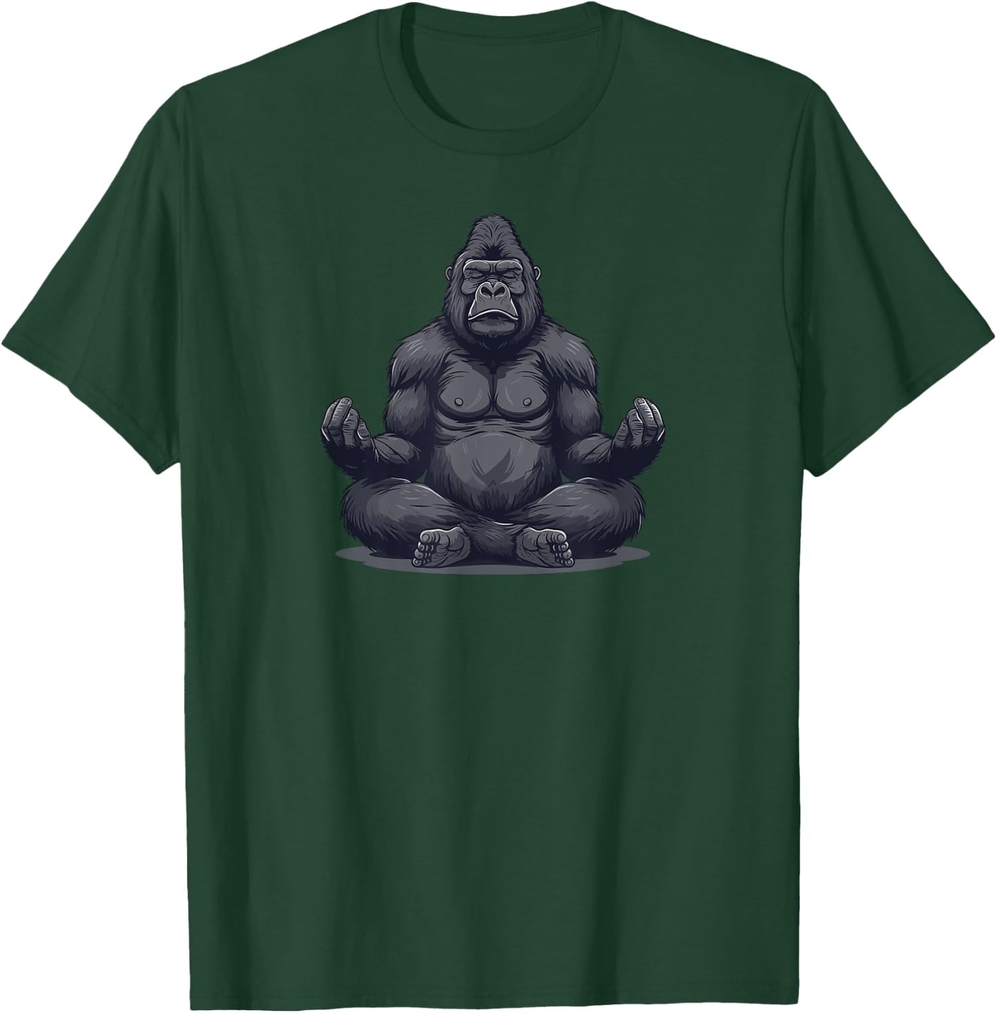 Gorilla Yoga Relax Silverback Gorilla T-Shirt - T-Shirt | Forest