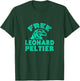 FREE LEONARD PELTIER eagle native turquoise T-Shirt - T-Shirt | Forest