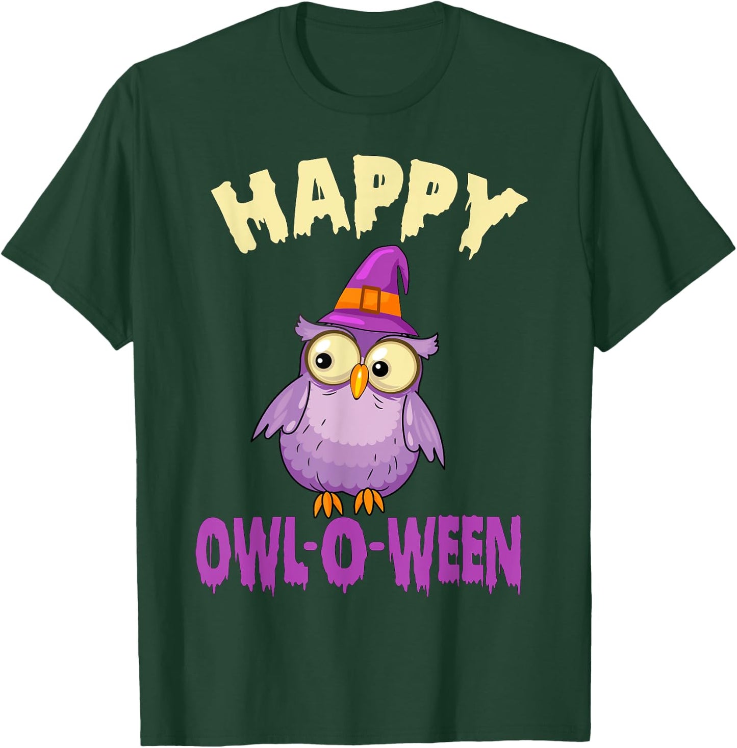 Owl Halloween Costume Toddler Girls Halloween Owl Kids Women T-Shirt - T-Shirt | Forest