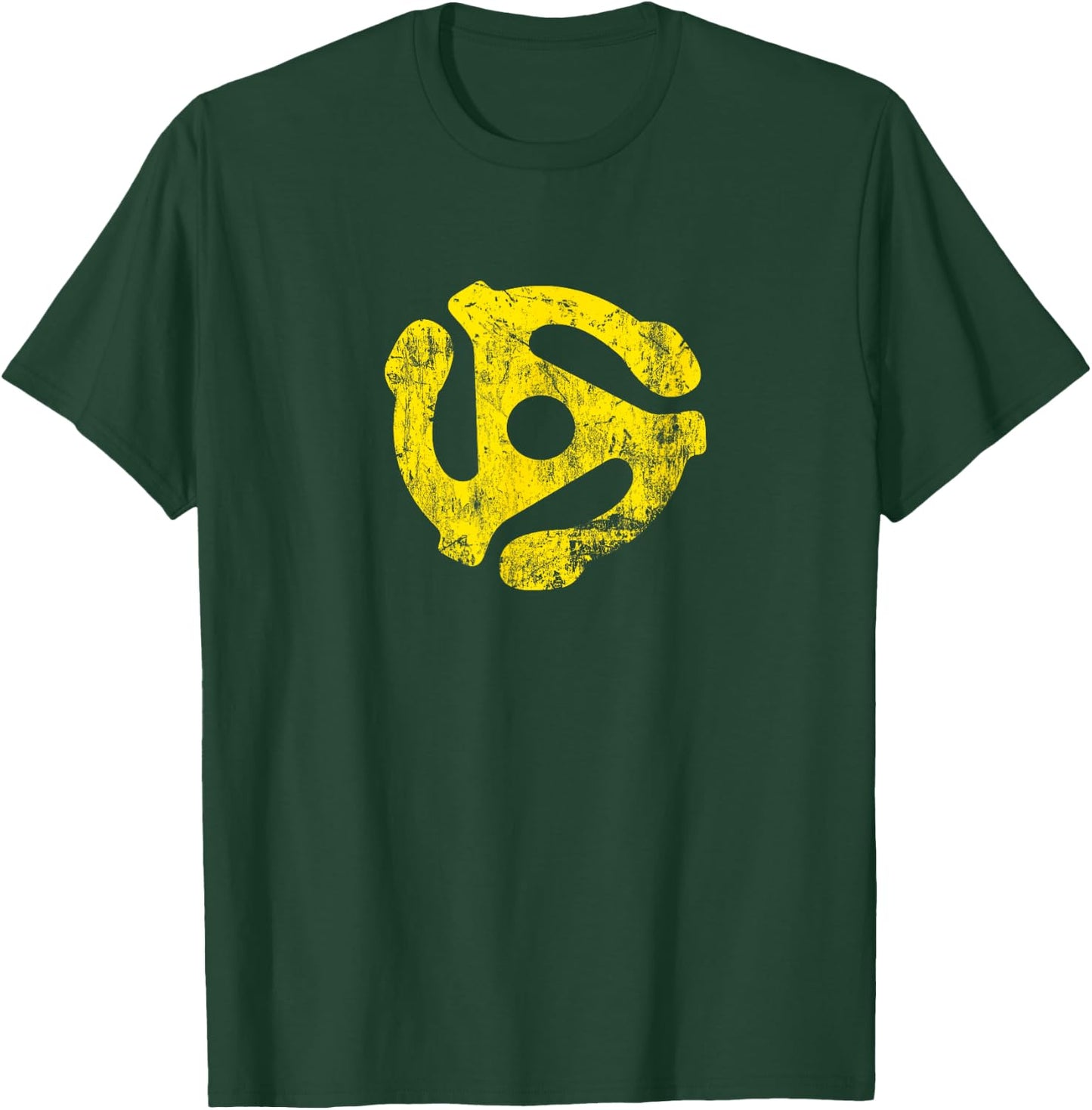 45 RPM Record Adapter T-Shirt - T-Shirt | Forest