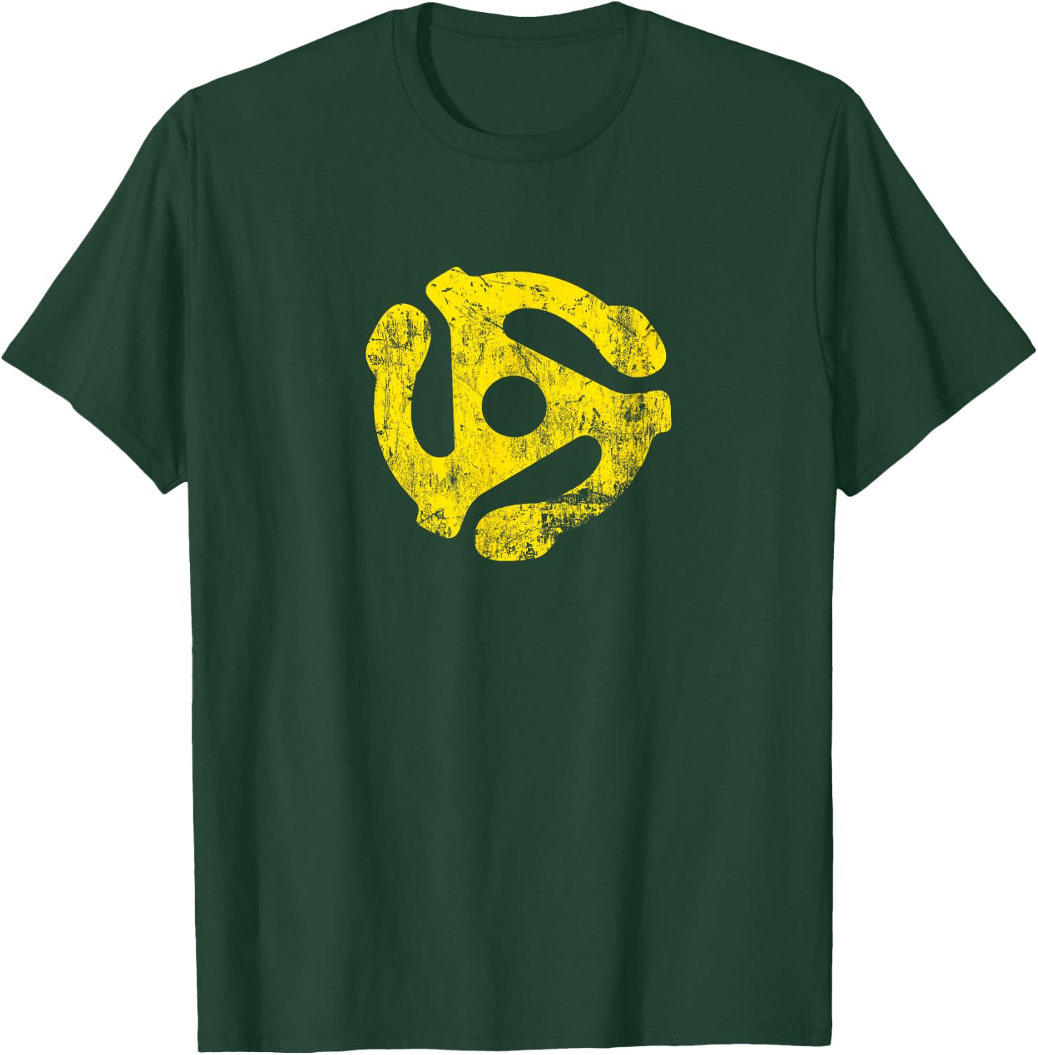 45 RPM Record Adapter T-Shirt - T-Shirt | Forest