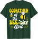 Godfather of The Bee Day Girl Bee Birthday Party Theme T-Shirt - T-Shirt | Forest