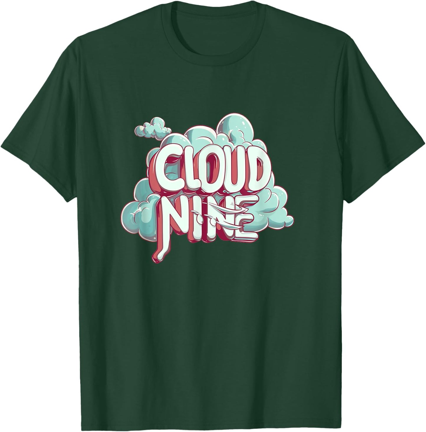 Happy on cloud nine Statement for Boys and Girls T-Shirt - T-Shirt | Forest