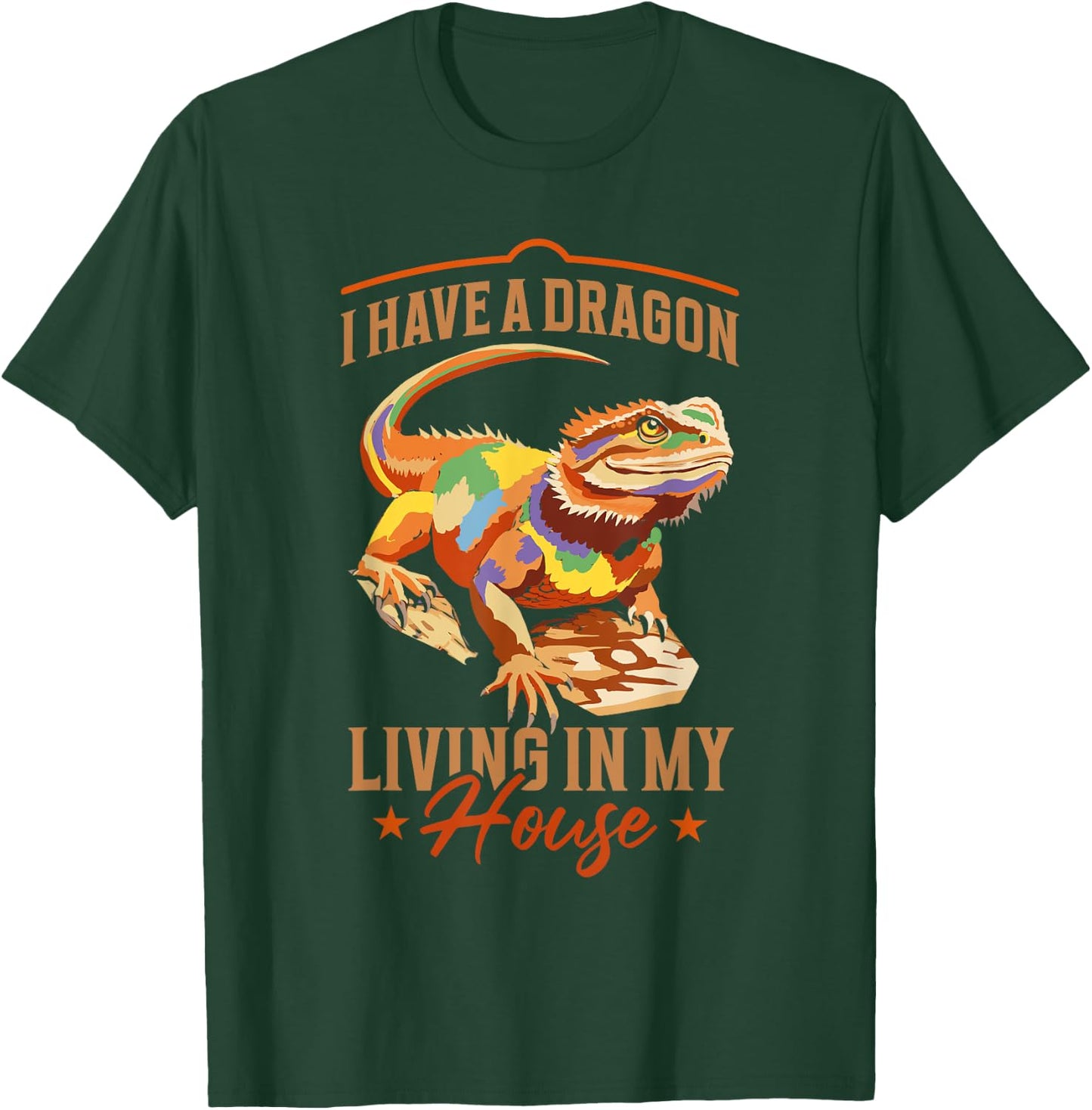 Funny Bearded Dragon T-Shirt - T-Shirt | Forest