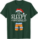 Sleepy Gingerbread Family Matching Group Christmas Gift T-Shirt - T-Shirt | Forest