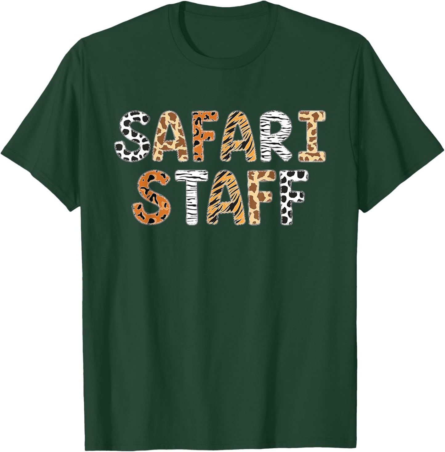 Safari Staff Art Women Zookeeper Costume Zoo Jungle T-Shirt - T-Shirt | Forest
