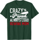 Crazy Proud Rowing Mom Of A Rower Crew Mom Rowing Mother T-Shirt - T-Shirt | Forest
