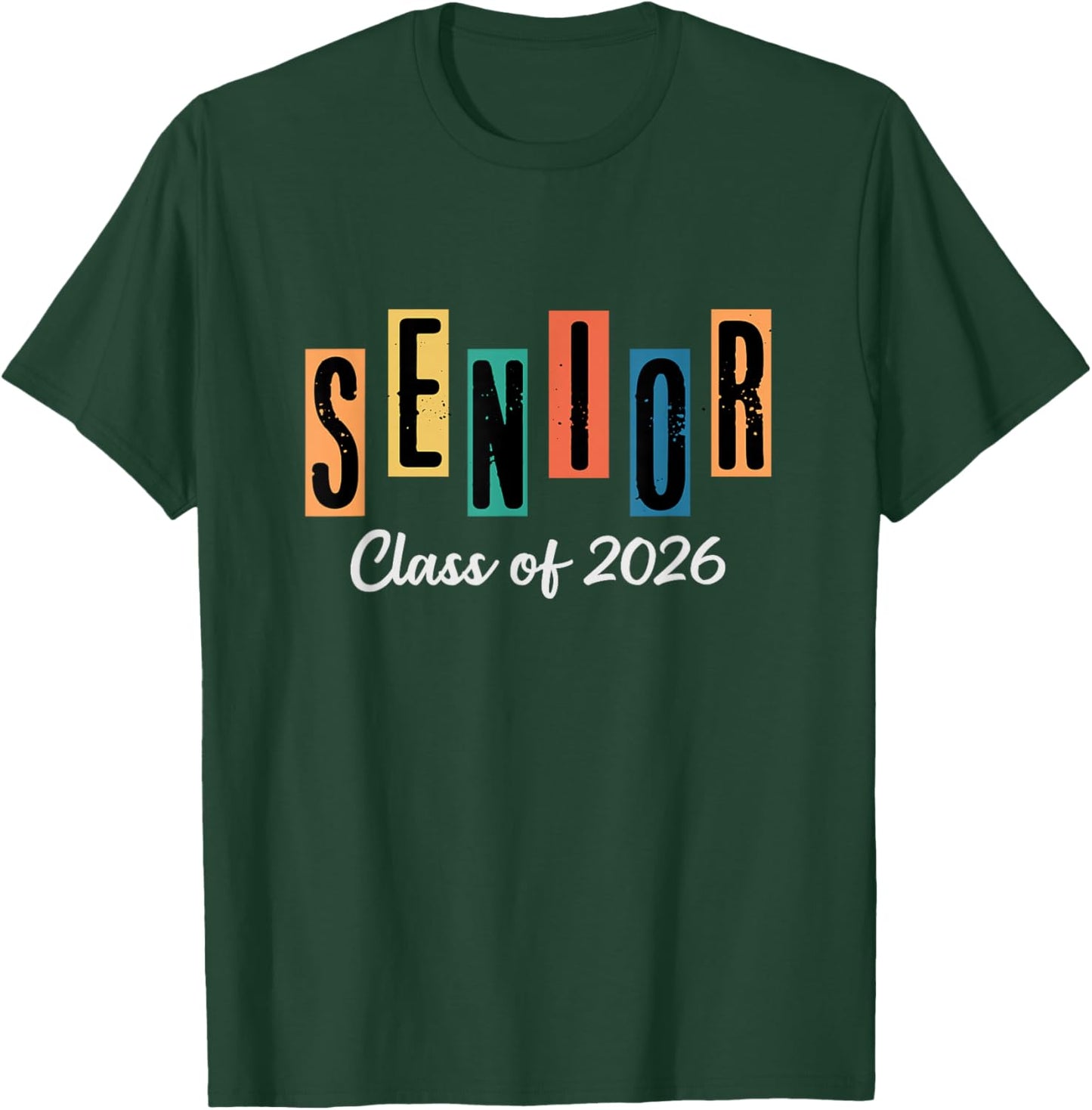Senior Class of 2026 Women Men Graduation Class of 2026 T-Shirt - T-Shirt | Forest