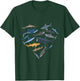 Shark Heart Sea Animal Underwater Shark Lover T-Shirt - T-Shirt | Forest
