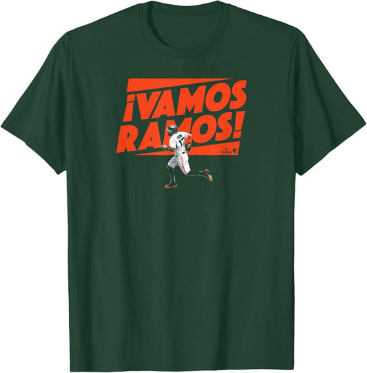 Heliot Ramos: Vamos Ramos - San Fransisco Baseball T-Shirt - T-Shirt | Forest