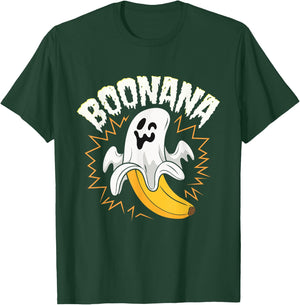 Boonana Cute Ghost Banana Halloween Costume Men Women Kids T-Shirt - T-Shirt | Forest