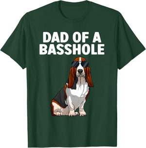 Cool Basset Hound Design Dad Dog Basset Hound Lovers T-Shirt - T-Shirt | Forest