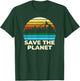 Save Protect The Planet Retro Vintage Earth Day T-Shirt - T-Shirt | Forest