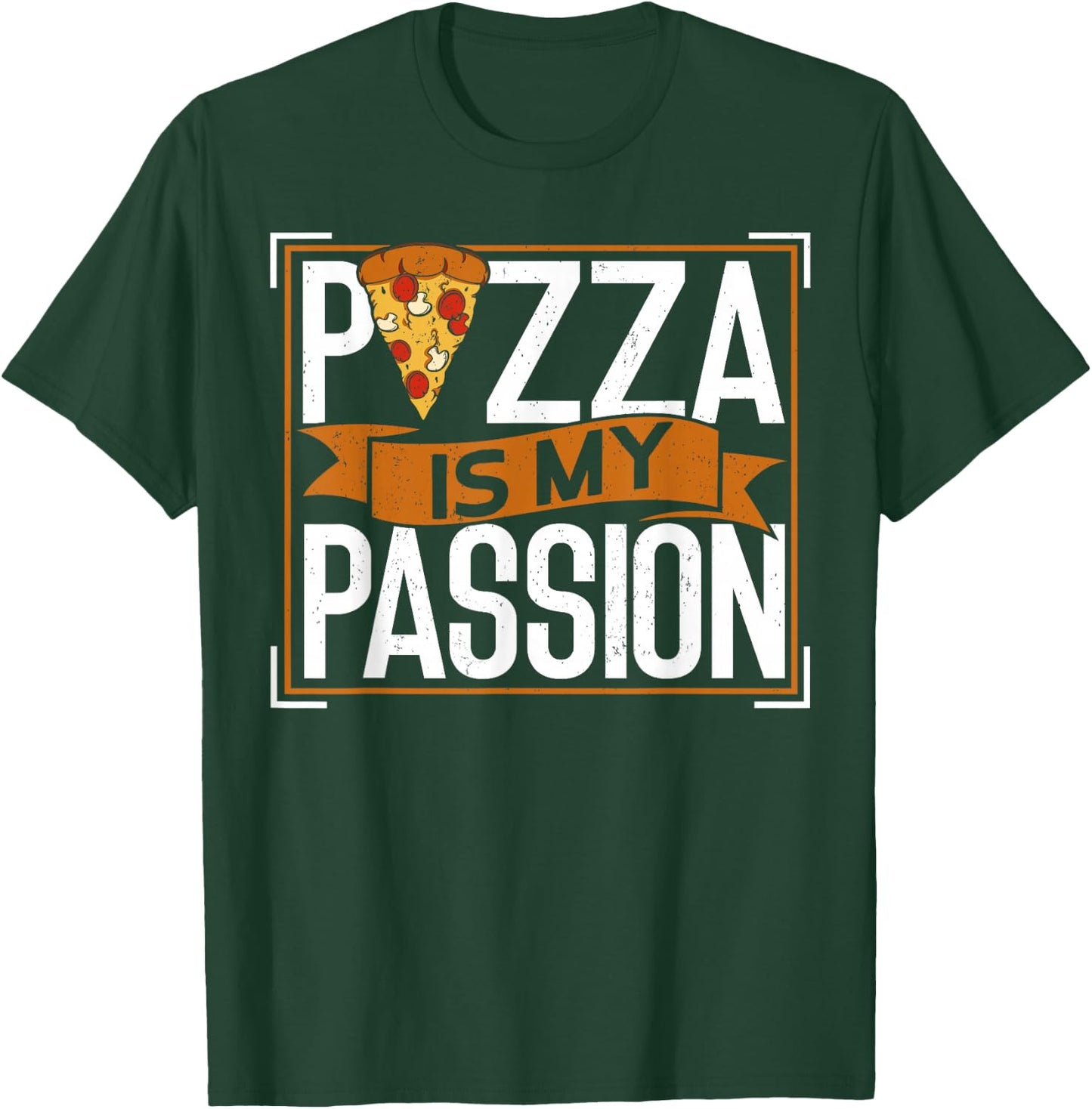 Pizza Is My Passion Funny Pizza Making T-Shirt - T-Shirt | Forest